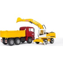 Nessi World Man Damperli Kamyon ve Liebherr Enessiworldkavatör