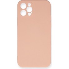 Asil Acar Home Apple Iphone 12 Pro Max Kılıf Nano Içi Kadife Silikon - Pudra