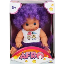 Nessi World 20040 Afro Kıvırcık Saçlı Bebek 23 cm -Nessiworld