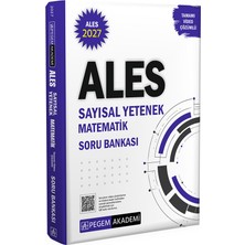 Pegem Akademi Yayıncılık 2027 ALES Sayısal Yetenek Matematik Tamamı Video Çözümlü Soru Ban