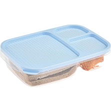 Üçsan M-789 Üç Bölmeli Saklama Kabı (5'li Paket)