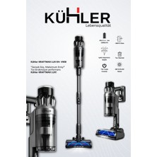 Kühler Kraftmax Lux KH-V900 Akıllı Sensörlü Dikey Şarjlı Süpürge - Kablosuz (Mini Motorlu Antialerjik Hepa Filtreli Fırça Dahil)