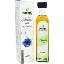 Destek Çörekotu Yağı (Soğuk Pres) 250cc