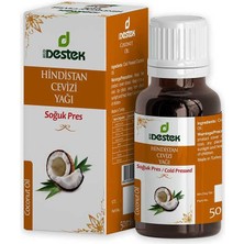 Destek Hindistan Cevizi Yağı (Soğuk Pres) 50cc