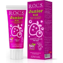 R.O.C.S. Rocs Diş Macunu Orman Meyveli Junior 6-12 Yaş 74 G (3'li Paket)