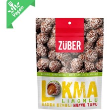 Züber Lokma Limonlu Badem Ezmeli Meyve Topu 96 G (6'li Paket)