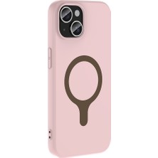 Cepustik Telefon Aksesuarları iPhone 15 Kılıf M-Safe Şarj Özellikli Aris Silikon Kılıf