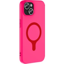 Cepustik Telefon Aksesuarları iPhone 15 Kılıf M-Safe Şarj Özellikli Aris Silikon Kılıf