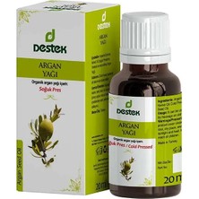 Destek Argan Yağı (Soğuk Pres) Organik 20cc