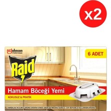 Raid Hamam Böceği Yemi 12 Adet Tablet Etkili Kokusuz ve Pratik Zararlı Kontrolü