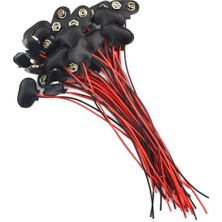 Dünya Magnet Pil Yuvası 10'lu 9V Pil Yatağı Ikili 9V Pil Başlığı