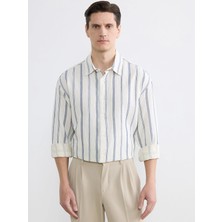 Lc Waikiki Yeni Sezon Regular Fit Çizgili Erkek Gömlek