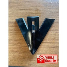 ARSLAN MAKİNA  28 cm kültivatör bıcağı, Papucu, ucu - 8 mm Isıl İşlemli Çelik- Yerli Üretim