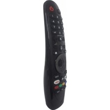 Işık Tv LG MR18BA Ses Komutlu Air Mouse WebOS TV Kumanda Uyumlu LG Modelleri için Siyah