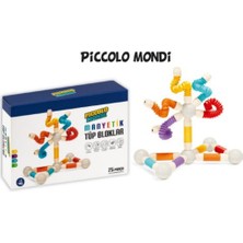 Piccolo Mondi Manyetik Tüp Bloklar Eğitici Oyuncak