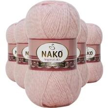 Herşey Trend Herşeytrend 5 Adet Angora Lüks El Örgü Ipi Powder 21356