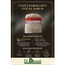 Dr. Devalı Doğal Kabak Lifli Narlı Sabun / El Yapımı & Hediyelik