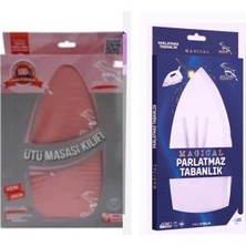Premini Keçeli Ütü Masası Kılıfı ve Parlatmaz Tabanlık Seti, Pratik ve Şık Kullanım