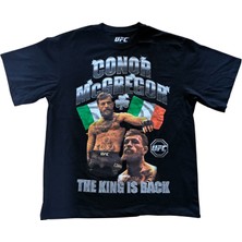 Ufc x Conor Mcgregor Kıng Is Back Black T-Shirt