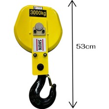His Ticaret 3 Ton 2/1 Donanım Vinç Kanca Bloğu 10-16 mm Halat