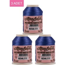 Herşey Trend Herşeytrend 3 Adet Altınbaşak Oya ve Dantel Ipi 20 gr - Royaleks - No: 559