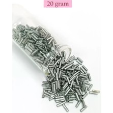 Herşey Trend Herşeytrend Uzun Boru Kesme Boncuk Çap 2mm Uzunluk 10 mm - 20 Gram - Desenli Gümüş - BNC244