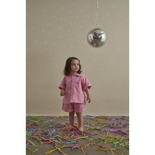 Oh la la Koala For Little Ones Pudra Candy Summer Biyeli Gömlekli Takım