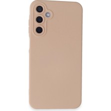 Herşey Trend Herşeytrend Samsung Galaxy A25 5g Kılıf Nano Içi Kadife Silikon - Pudra