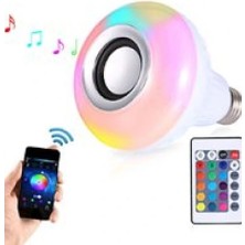 Herşey Trend Herşeytrend Bluetooth Hoparlör Akıllı LED Ampül Lamba