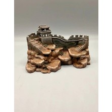 3 Boyut Endüstriyel 24 x 14 x 11 cm Sürüngen ve Kemirgenler Için Teraryum Dekor, Canyon Rock, %100 El Boyaması