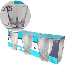Herşey Trend Herşeytrend Venüs 3'lü Su Bardağı 250ML ROYALEKS-212