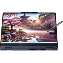 Lenovo Ideapad 5 Amd Ryzen 7 Aı 350 16GB 512GB SSD Windows 11 Home Dokunmatik 14" Wuxga IPS 2in1 Taşınabilir Bilgisayar 83KT004STRA7