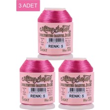 Herşey Trend Herşeytrend 3 Adet Altınbaşak Oya ve Dantel Ipi 20 gr - Royaleks - No: 005