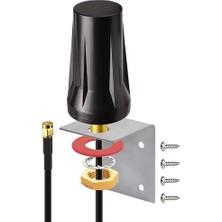 Robiz Omni 12DBI Dış Mekan Anten Sma Erkek RG174 3 Metre Kablo  600 - 6000MHZ Gsm Wifi Sma Rf Wifi Sinyal Kuvvetlendirici 5g 4g 3g 2g Gsm Lte Lora