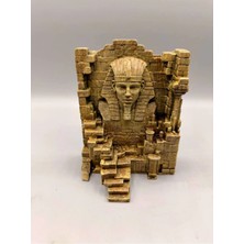3 Boyut Endüstriyel 14 x 18 cm Sürüngen ve Kemirgenler Için Teraryum Dekor, Saklanma Tırmanma Alanı %100 El Boyaması