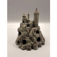 3 Boyut Endüstriyel 13X15 cm Sürüngen ve Kemirgenler Için Teraryum Dekor, Saklanma Tırmanma Alanı %100 El Boyaması