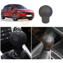 Oto h.i.t. Seat Leon Mk4 Manuel Uyumlu Vites Kılıfı Masajlı Mat Siyah