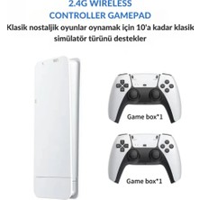 Abatech M15 Retro Konsol – 20.000 Oyunlu, Çift Gamepadli, 4K HDMI Oyun Konsolu