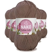 Herşey Trend Herşeytrend 5 Adet Cotton Lüks Yelek Tunik Kazak Bluz Hırka Ipi Yünü Toprak 97583