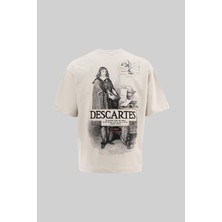 Machinist Erkek Descartes Design Oversize Tişört Uzay Grisi