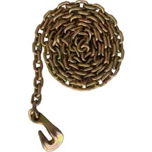 His Ticaret Amerikan Zinciri Eğri Kancalı Yük Kaldırma Yük Zinciri 10MM 3150KG 2,80M