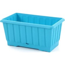 Herşey Trend Herşeytrend Klasik Balkon Çiçek ve Bitki Saksısı No:1 - 4.3 Litre ROYALEKS-S231
