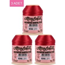 Herşey Trend Herşeytrend 3 Adet Altınbaşak Oya ve Dantel Ipi 20 gr - Royaleks - No: 211