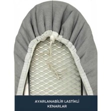 Premini Yanmaz Lastikli Süngerli Keçeli Ütü Masası Kılıfı, Koruyucu ve Pratik Kullanım