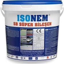 İsonem SB Süper Bileşen Beyaz Su Yalıtımı 10 kg Güçlü Aderans ve UV Direnci Özellikli