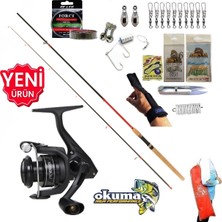 Okuma Revenger RV-3000A 270CM 10-35GR Karbon Red Zoom Kıyı Olta Takımı Seti