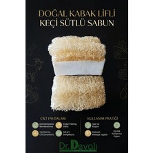 Dr. Devalı Doğal Kabak Lifli Keçi Sütlü Sabun / El Yapımı & Hediyelik