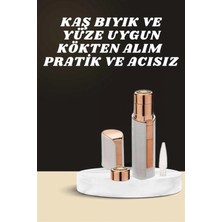 Cndr Kaş Bıyık ve Yüz Epilasyon Aleti ve Titreşimli Yüz Temizleme Masaj Aleti Ikili Set