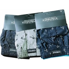 Kenn Paul Kenpaul Poplin Erkek Boxer Battal Beden 3xl- 6 Adet
