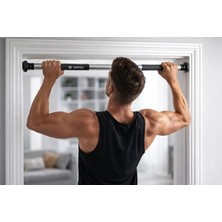 Hattrick Hattrıck HKB500 Siyah Kapı Barı 63-100 cm Kolay Kurulum ve 110 kg Taşıma Kapasitesi ile Evde Spor